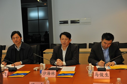 市委常委、統(tǒng)戰(zhàn)部部長沙海林蒞臨中心考察_上海股權托管交易中心