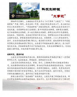 上海股交中心2017.3月號（總第二十一期）科創(chuàng)板大事記